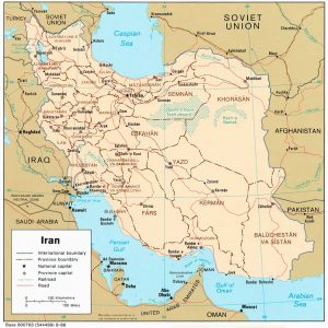 Irán en el Mapa